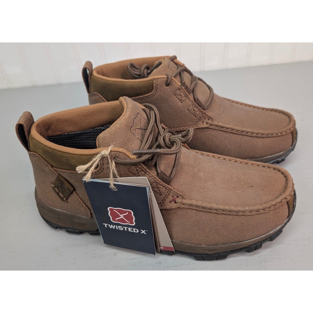 Twisted X Men's 4" Hiker Boot MHKW007 7.5M Brown Patina Waterproof Gorpcore NOB